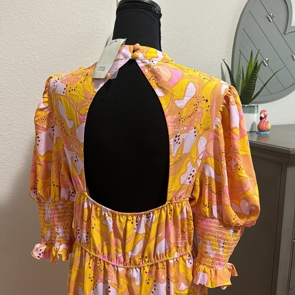 River Island Floral Midi Dress - Picture 3 of 7